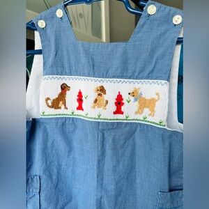 Amarini jumpsuit blue dogs 12 months